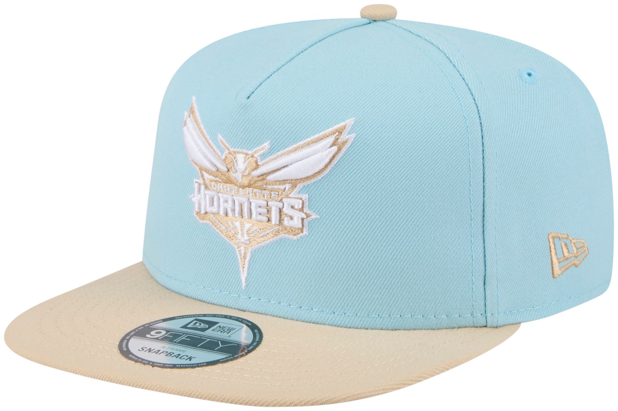 New Era Adult Charlotte Hornets Blue Two Tone 9Fifty A-Frame Adjustable Hat product image
