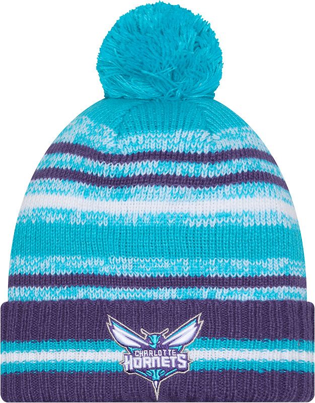New Era Adult Charlotte Hornets Teal Cheer Knit Hat product image
