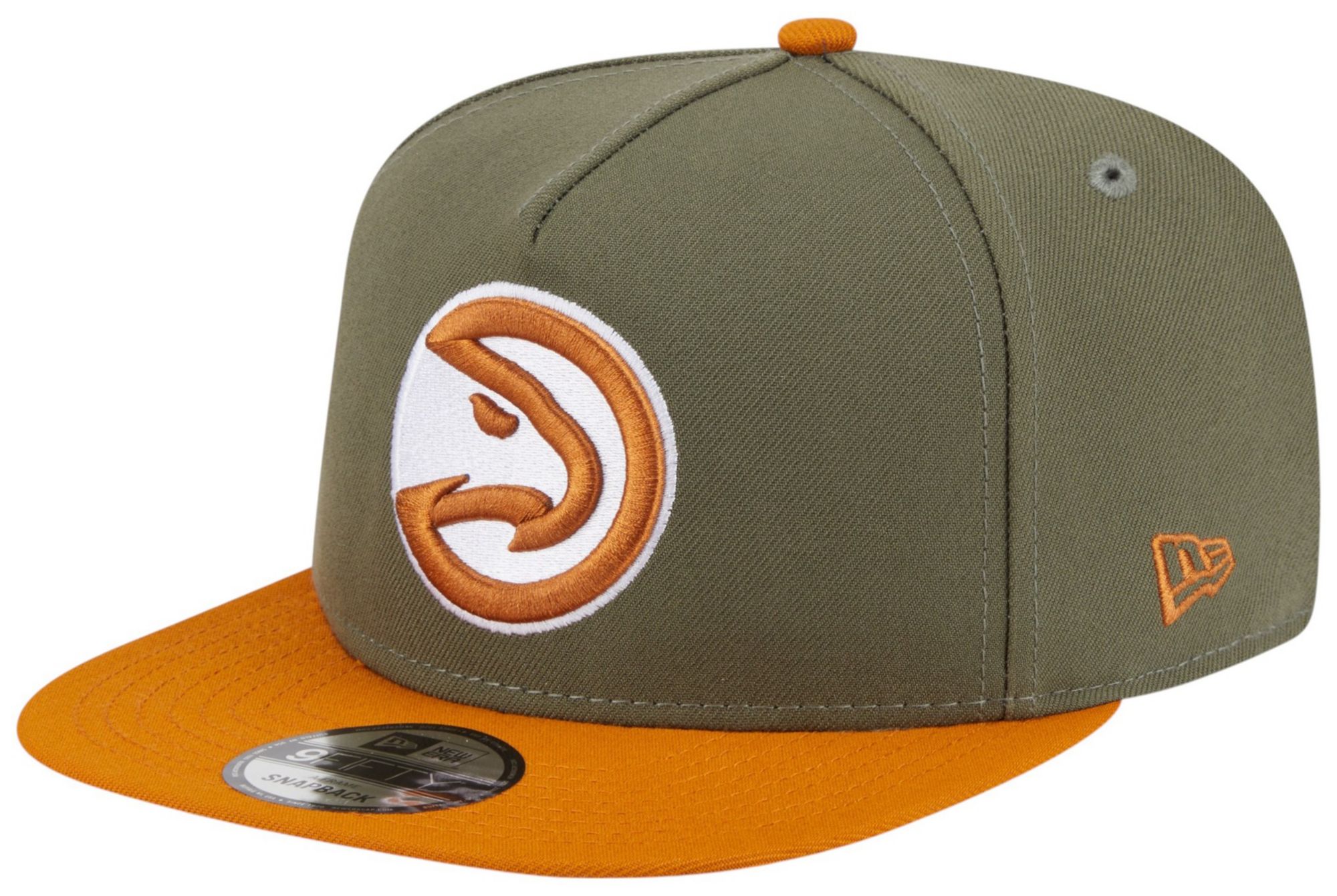 New Era Adult Atlanta Hawks Green Two Tone 9Fifty A-Frame Adjustable Hat product image