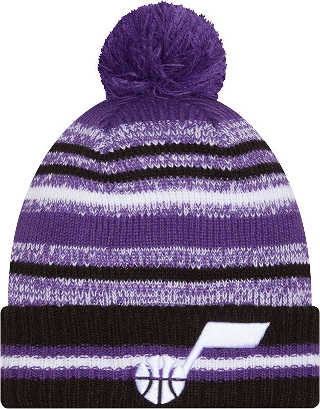 New Era Adult Utah Jazz Purple Cheer Knit Hat product image