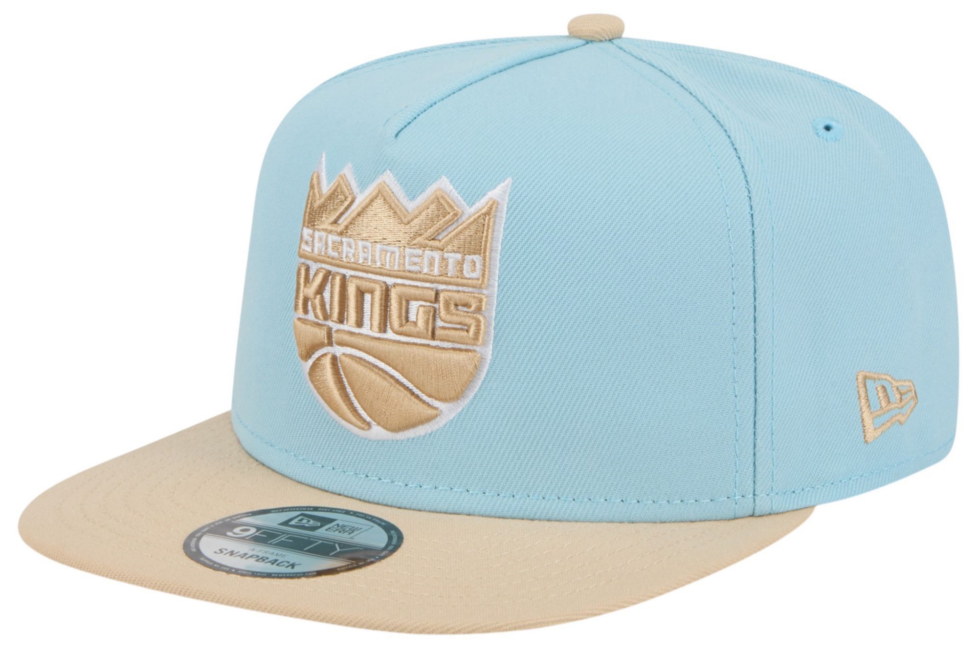 New Era Adult Sacramento Kings Blue Two Tone 9Fifty A-Frame Adjustable Hat product image