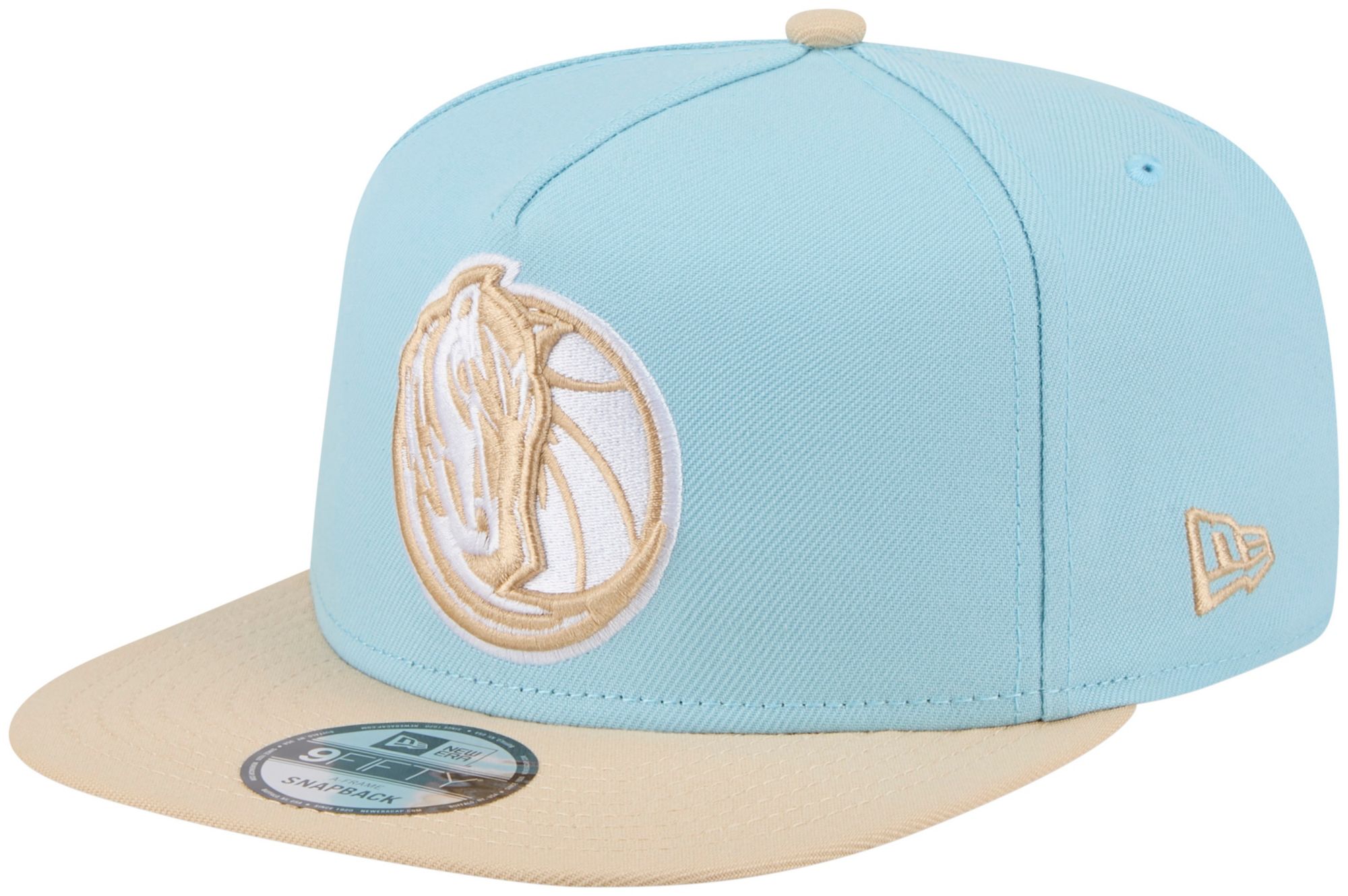 New Era Adult Dallas Mavericks Blue Two Tone 9Fifty A-Frame Adjustable Hat product image