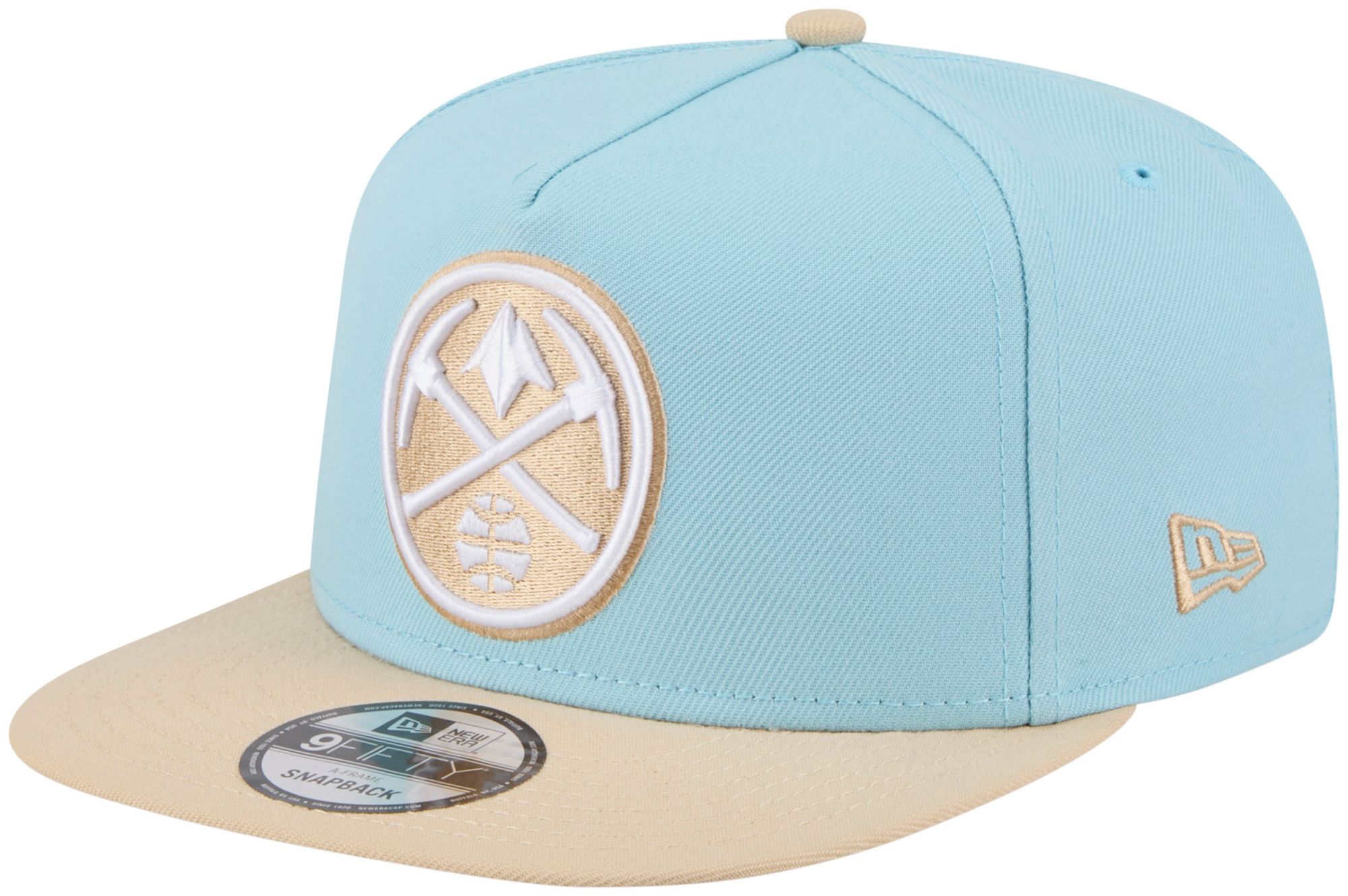 New Era Adult Denver Nuggets Blue Two Tone 9Fifty A-Frame Adjustable Hat product image