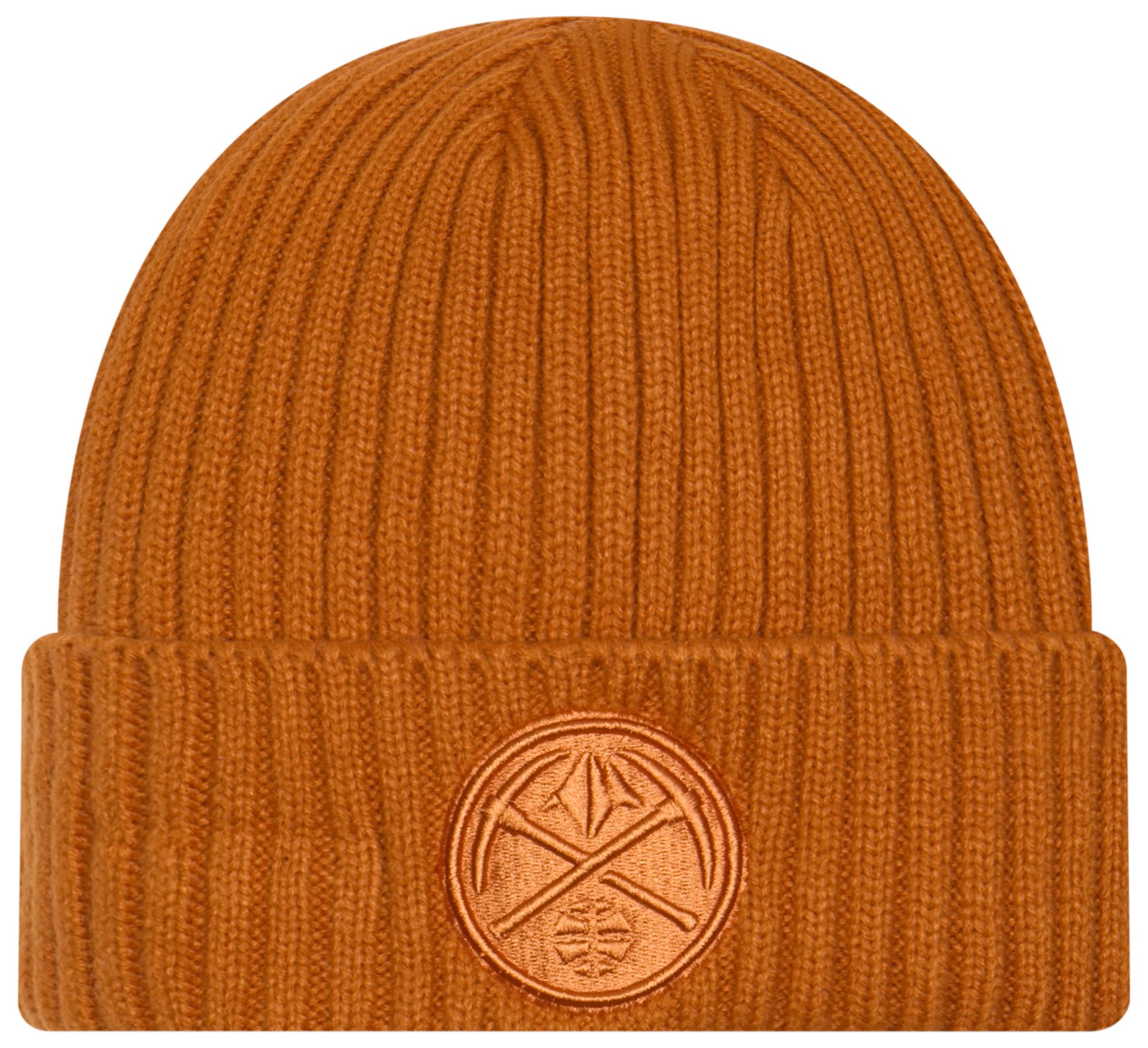 New Era Adult Denver Nuggets Brown Color Pack Knit Beanie product image