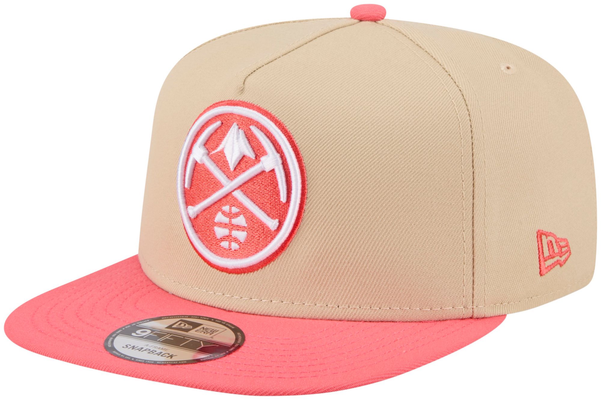 New Era Adult Denver Nuggets Pink and Tan Color Pack 2-Tone 9FIFTY Adjustable Hat product image