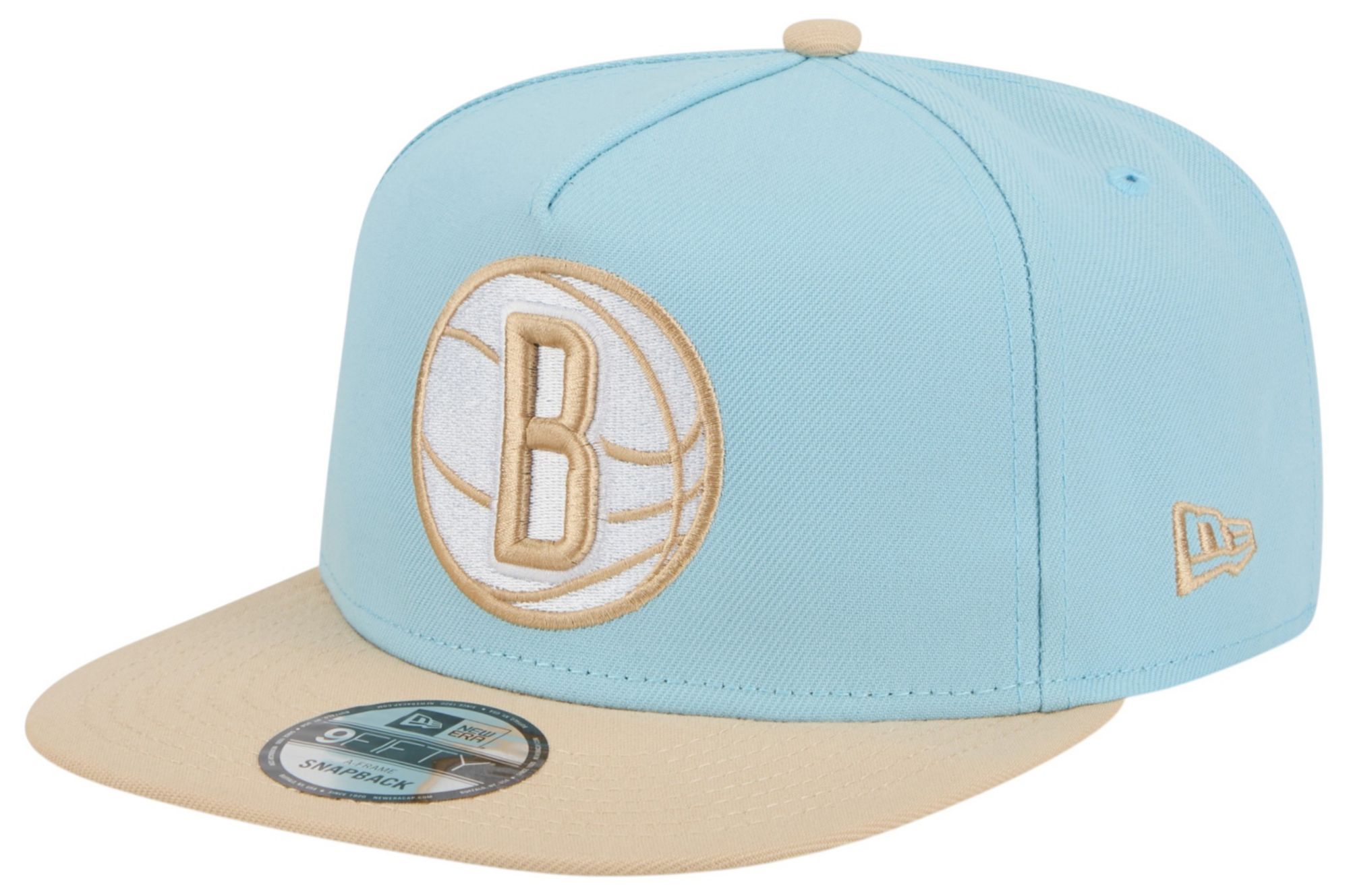 New Era Adult Brooklyn Nets Blue Two Tone 9Fifty A-Frame Adjustable Hat product image