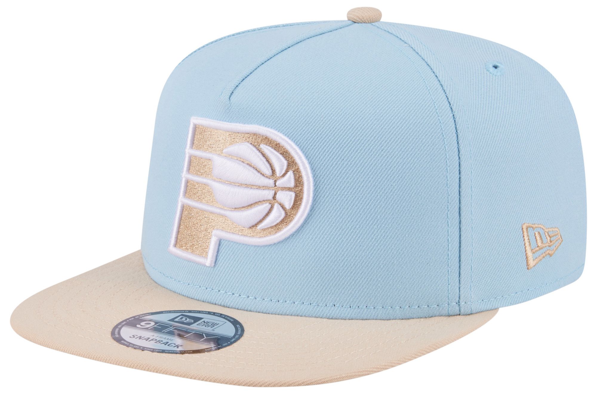 New Era Adult Indiana Pacers Blue Two Tone 9Fifty A-Frame Adjustable Hat product image
