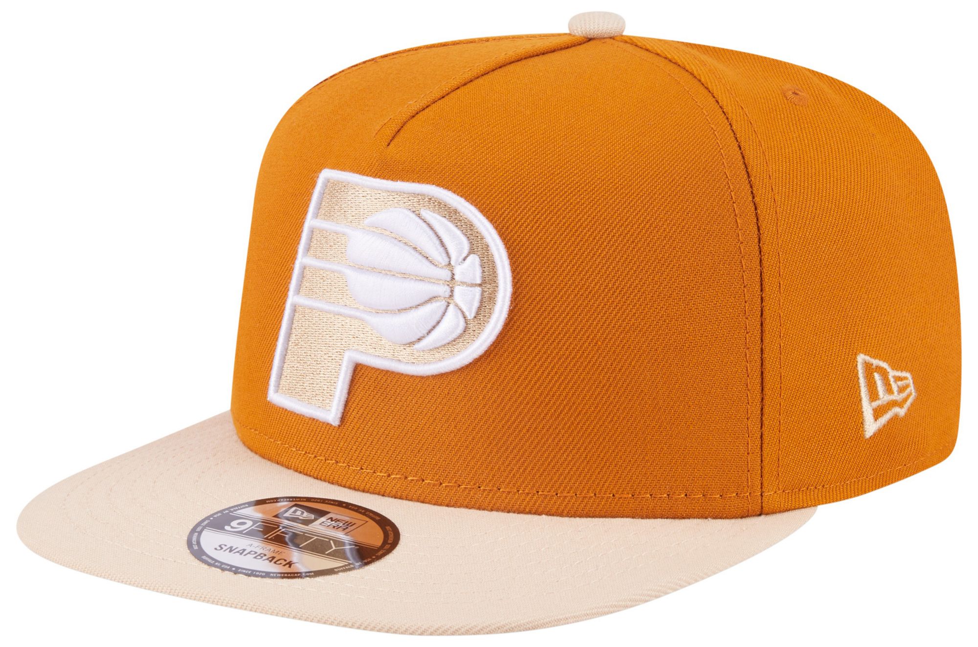 New Era Adult Indiana Pacers Brown Two Tone 9Fifty A-Frame Adjustable Hat product image