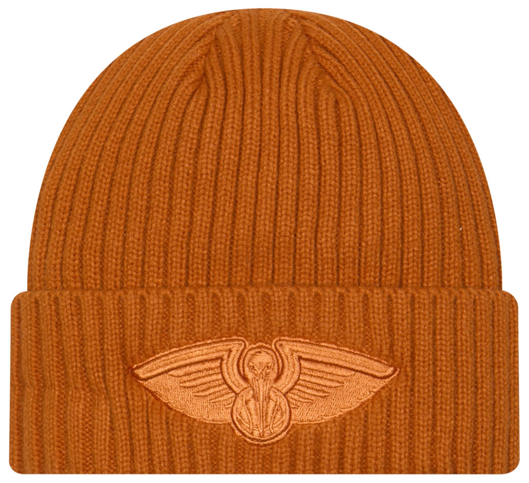 New Era Adult New Orleans Pelicans Brown Color Pack Knit Beanie product image