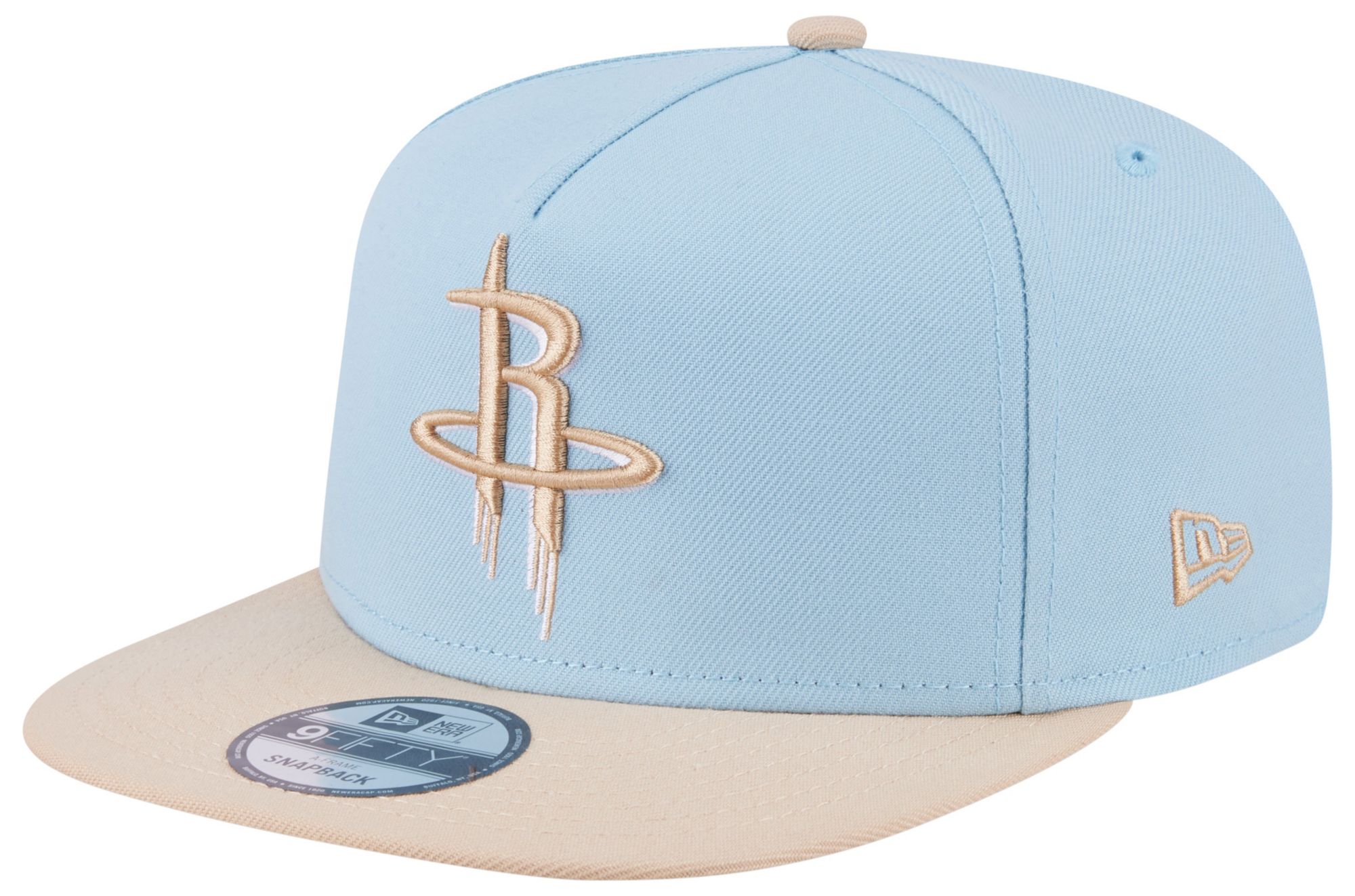New Era Adult Houston Rockets Blue Two Tone 9Fifty A-Frame Adjustable Hat product image