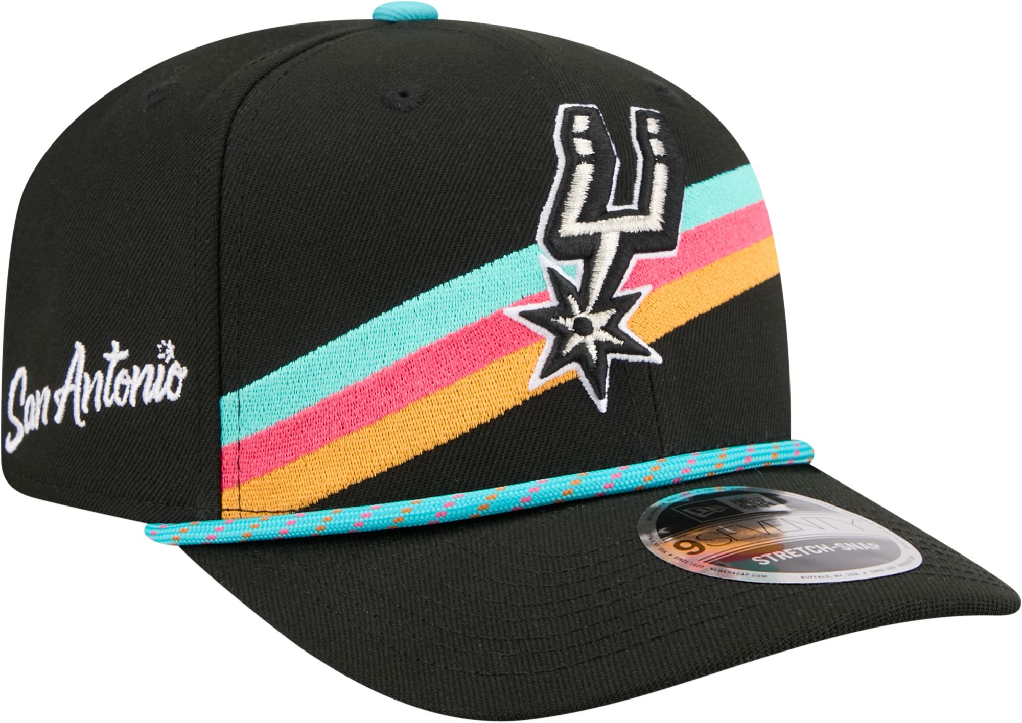 New Era Adult 2025-26 City Edition San Antonio Spurs 9Seventy Logo Adjustable Hat product image