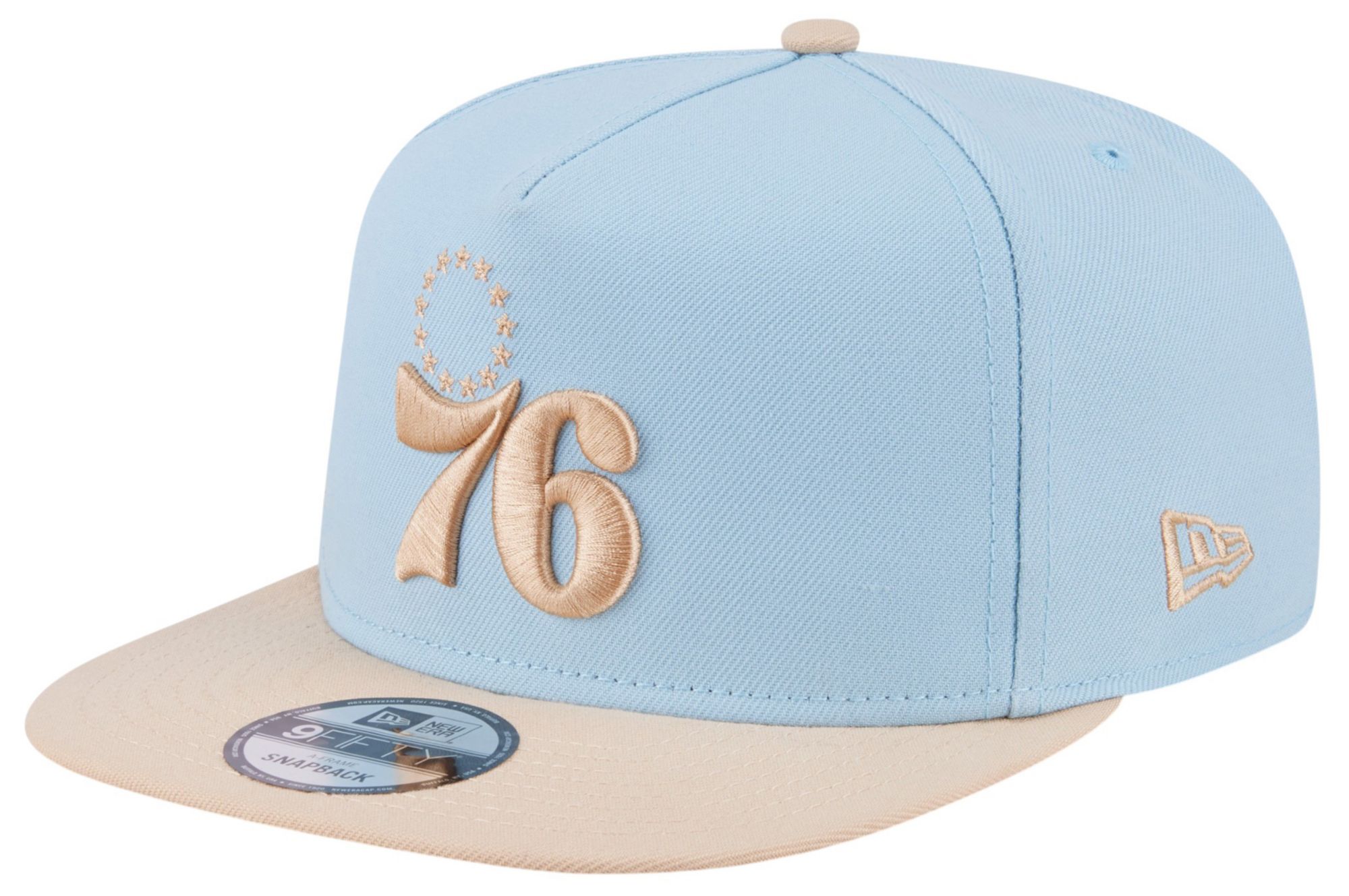 New Era Adult Philadelphia 76ers Blue Two Tone 9Fifty A-Frame Adjustable Hat product image