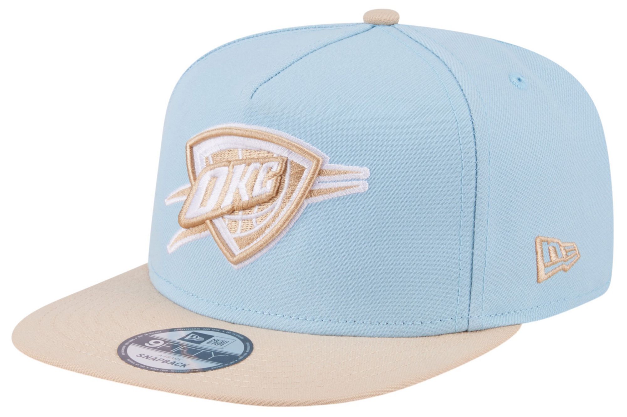 New Era Adult Oklahoma City Thunder Blue Two Tone 9Fifty A-Frame Adjustable Hat product image