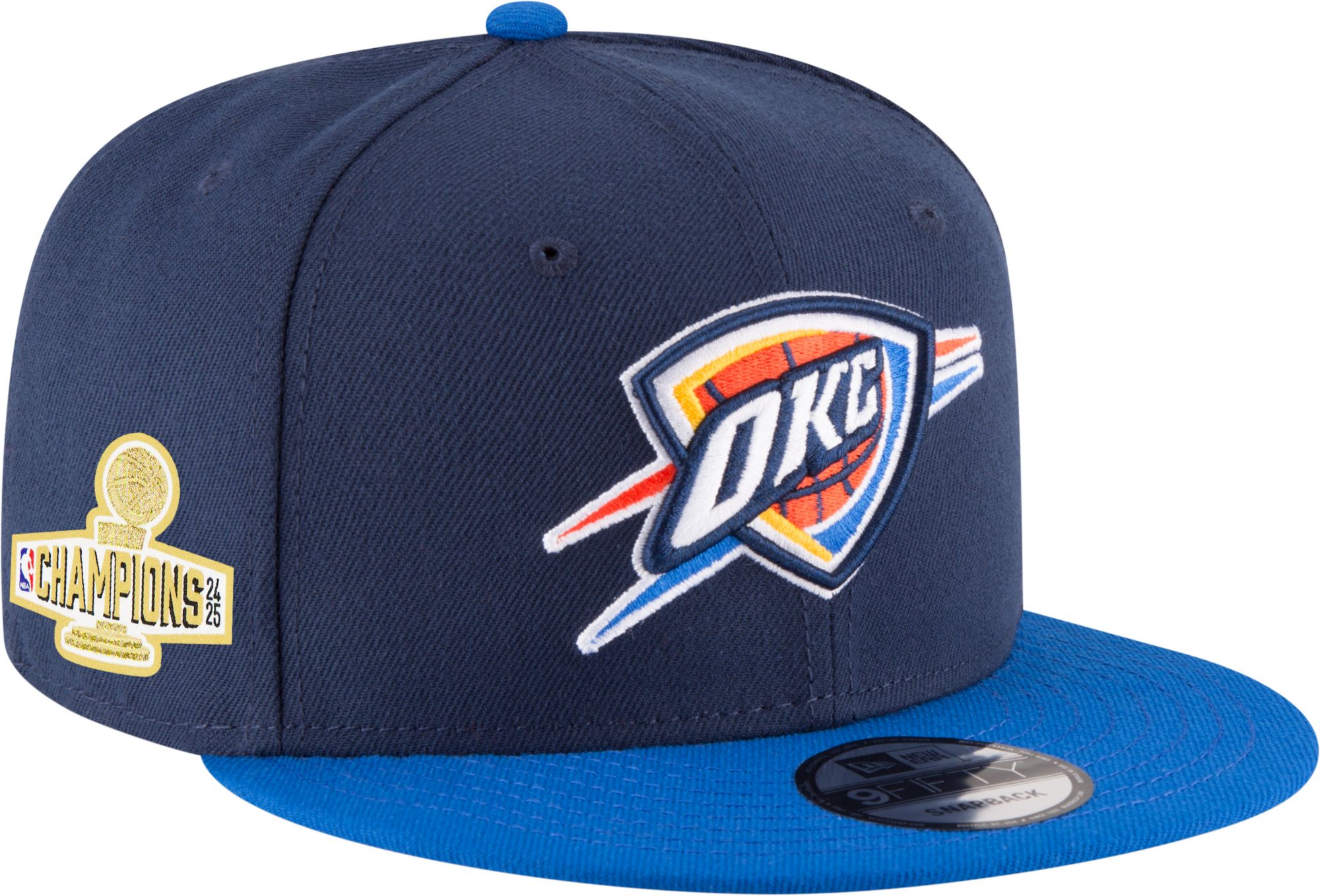 New Era Adult 2025 NBA Champions Oklahoma City Thunder 2-Tone 9Fifty Adjustable Hat product image
