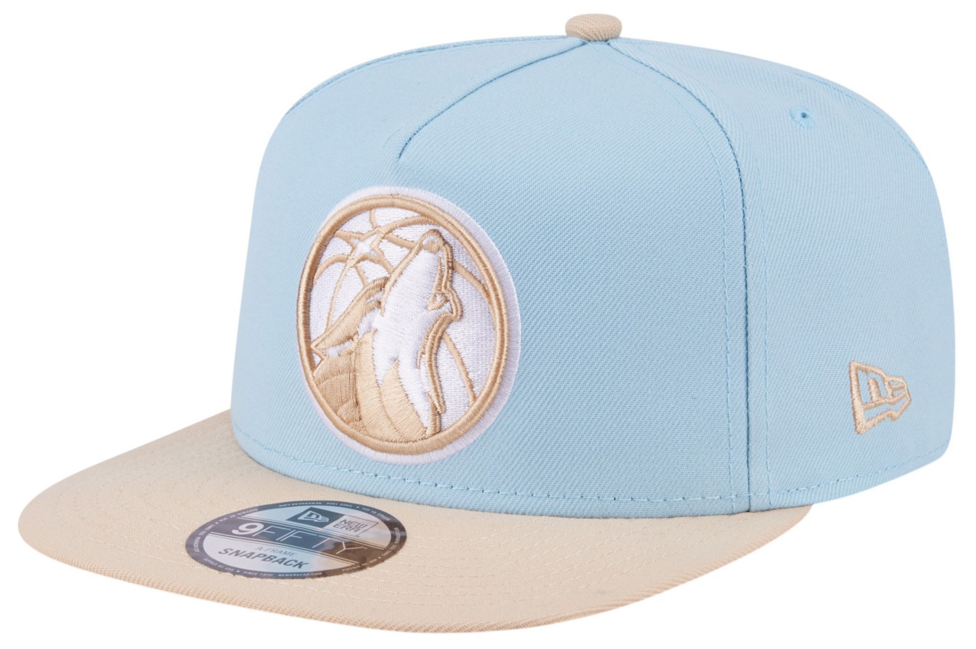 New Era Adult Minnesota Timberwolves Blue Two Tone 9Fifty A-Frame Adjustable Hat product image