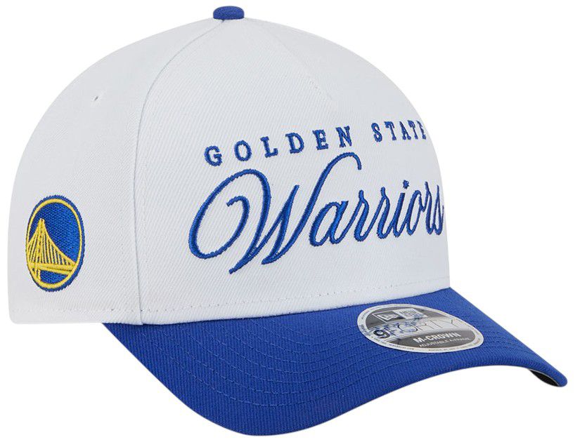 New Era Adult Golden State Warriors 2025 NBA Draft White 9Forty Adjustable Hat product image