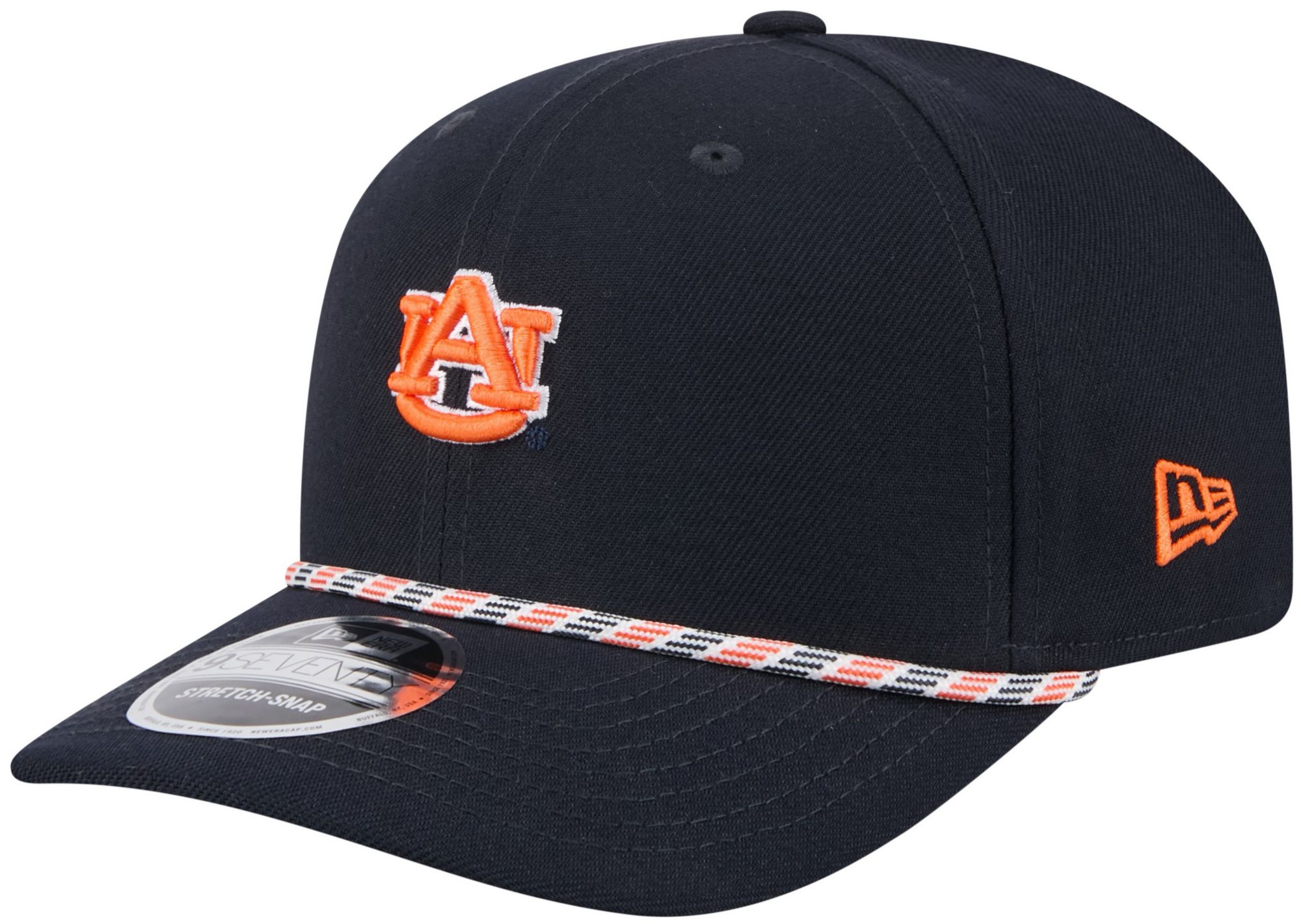New Era Adult Auburn Tigers Navy Multi Rope 9Seventy Adjustable Stretch-Snap Hat product image
