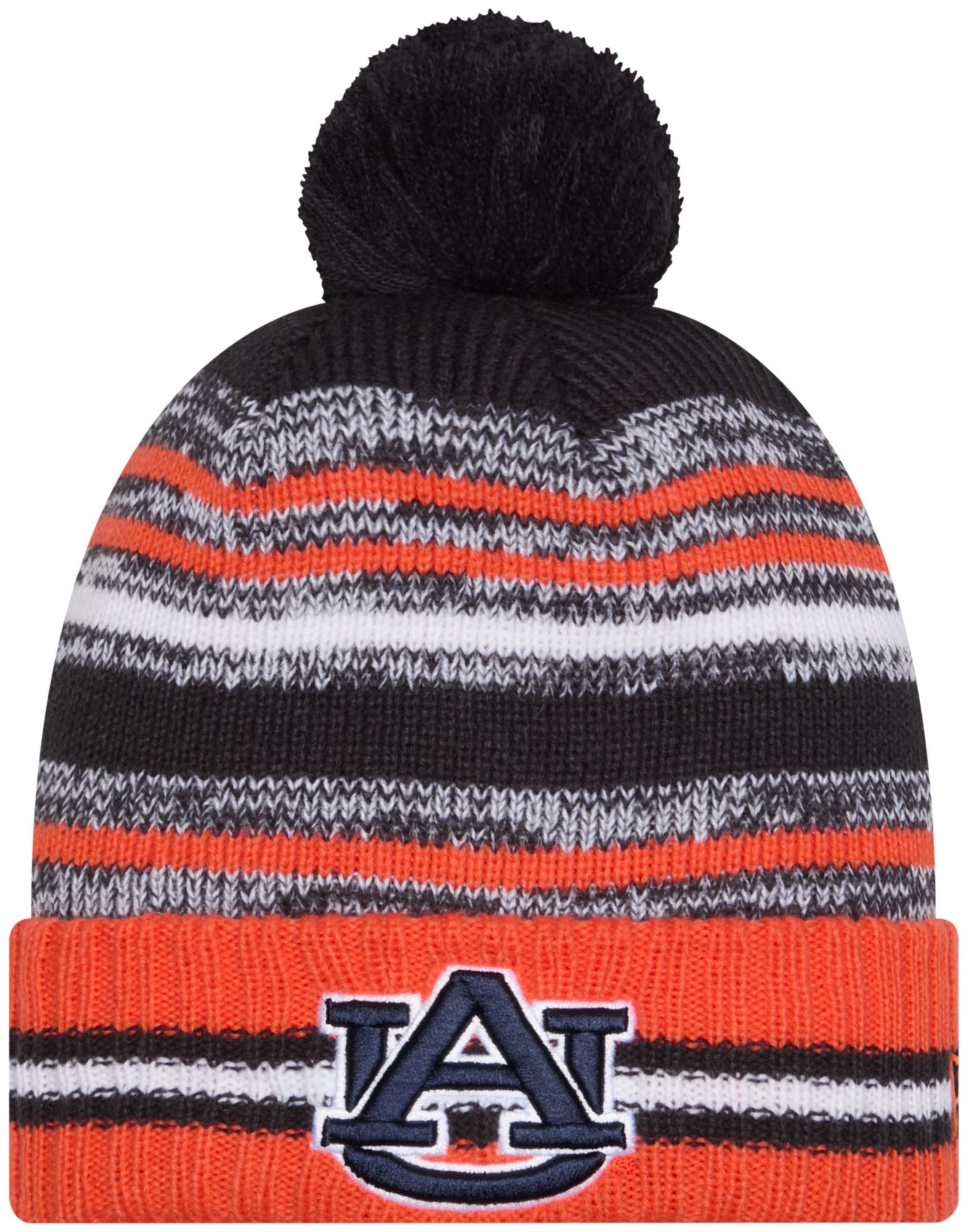New Era Adult Auburn Tigers Navy Cheer Knit Hat product image