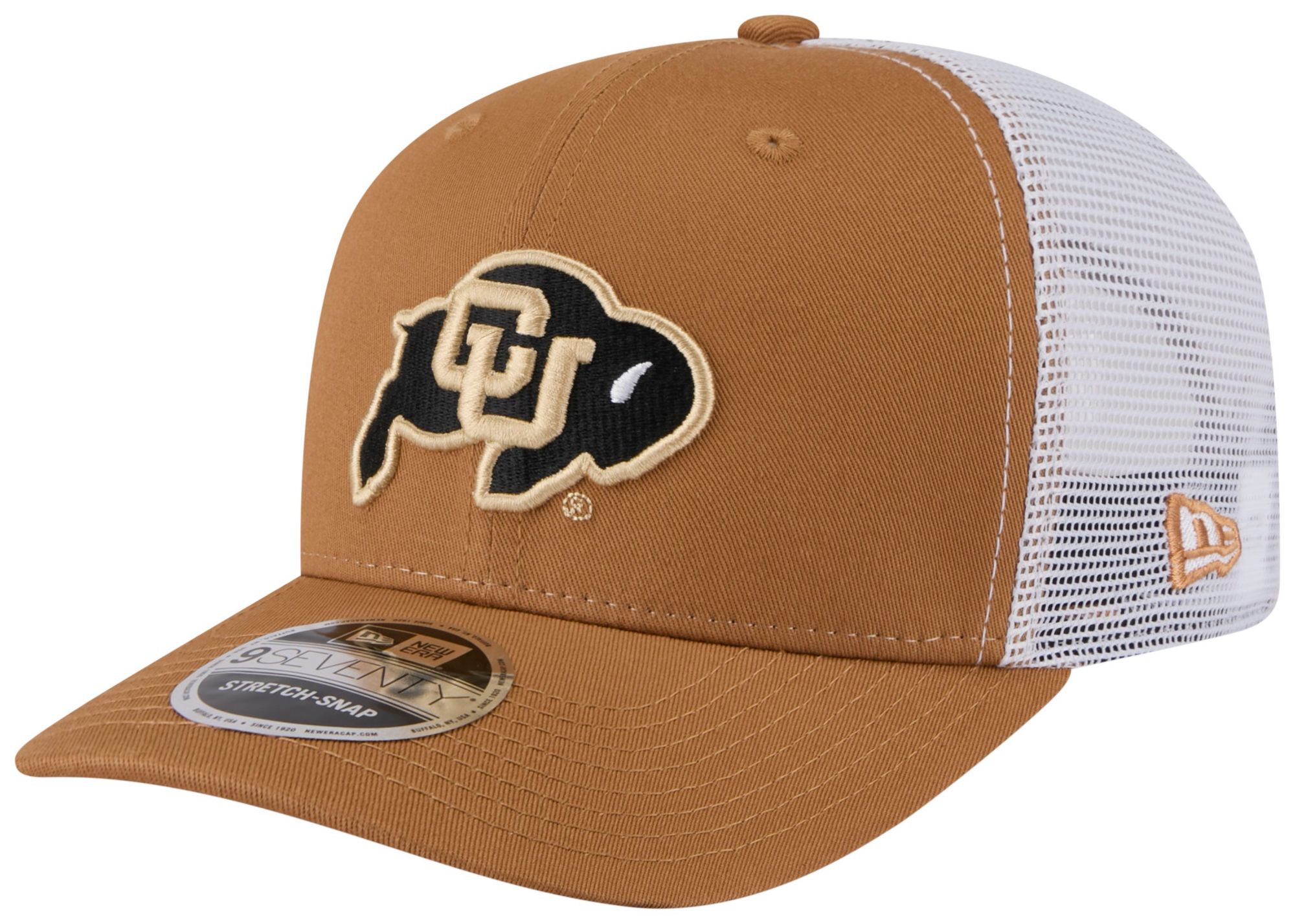 New Era Adult Colorado Buffaloes Brown EG Trucker 9Seventy Adjustable Stretch-Snap Hat product image