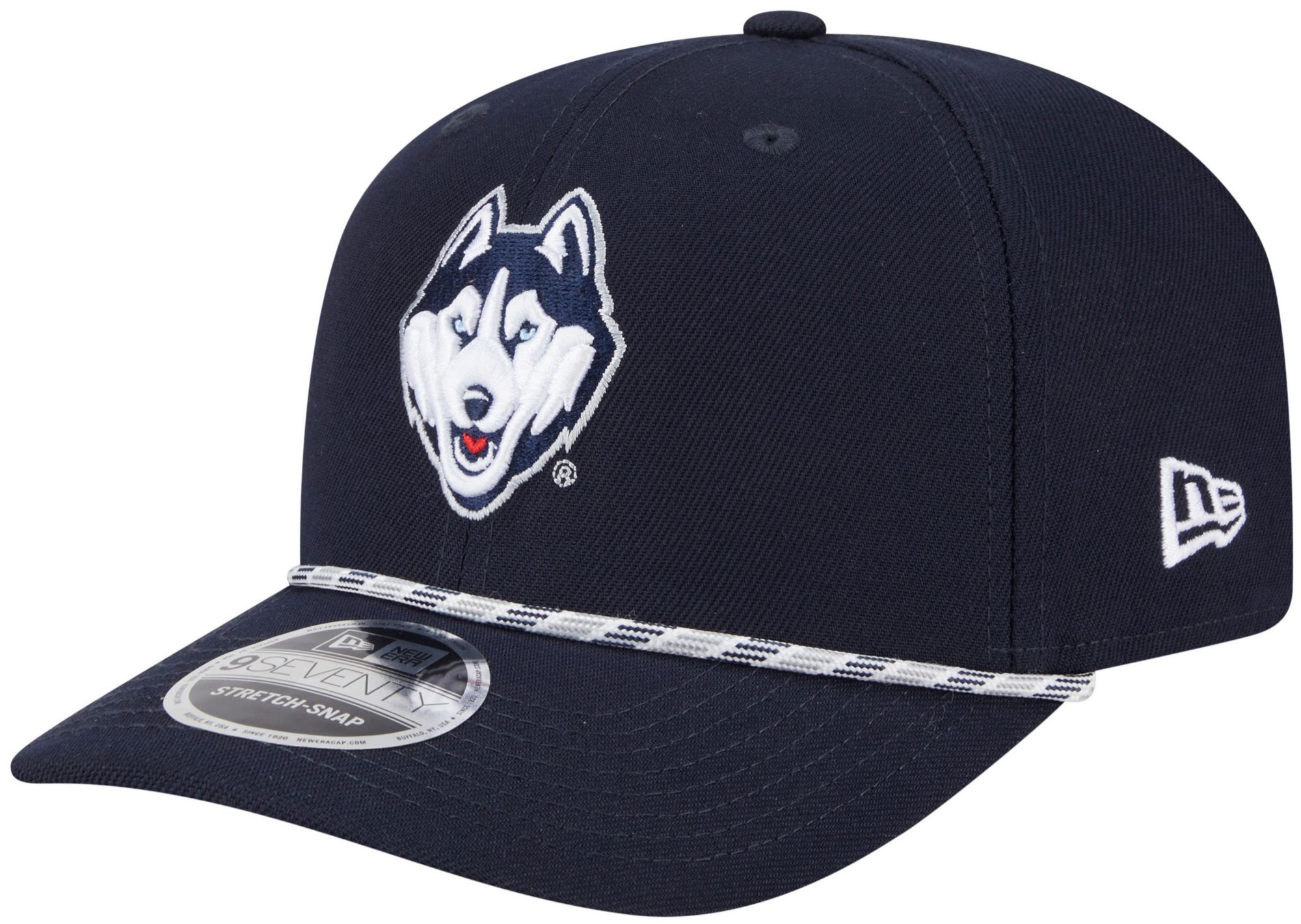 New Era Adult Connecticut Huskies Navy Multi Rope 9Seventy Adjustable Stretch-Snap Hat product image