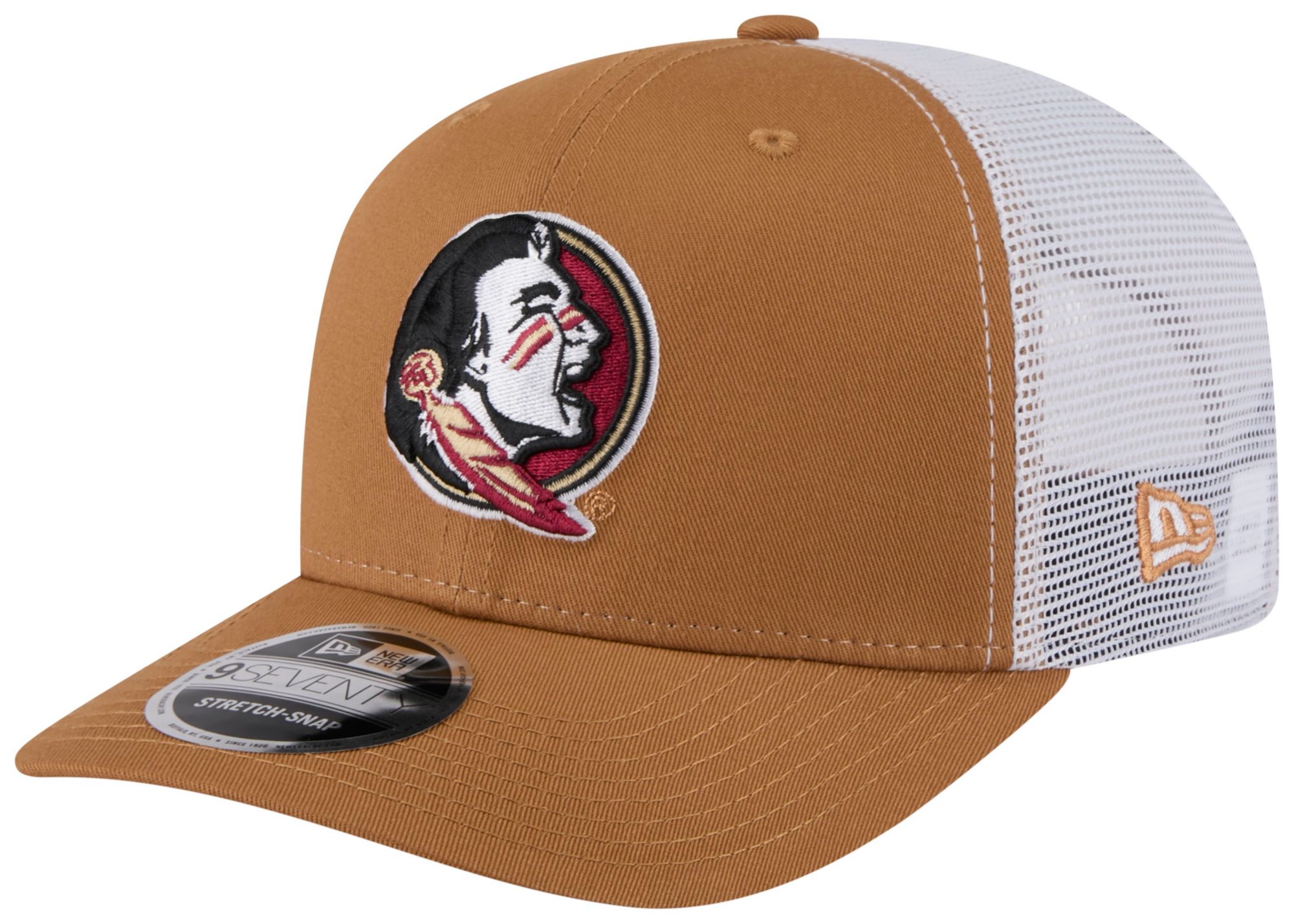 New Era Adult Florida State Seminoles Brown EG Trucker 9Seventy Adjustable Stretch-Snap Hat product image