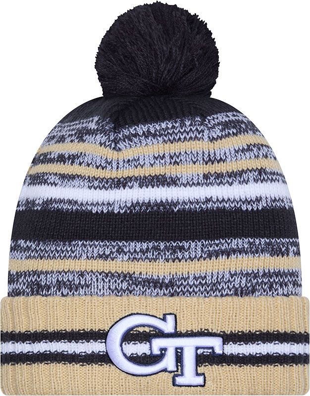 New Era Adult Georgia Tech Yellow Jackets Navy Cheer Knit Hat product image