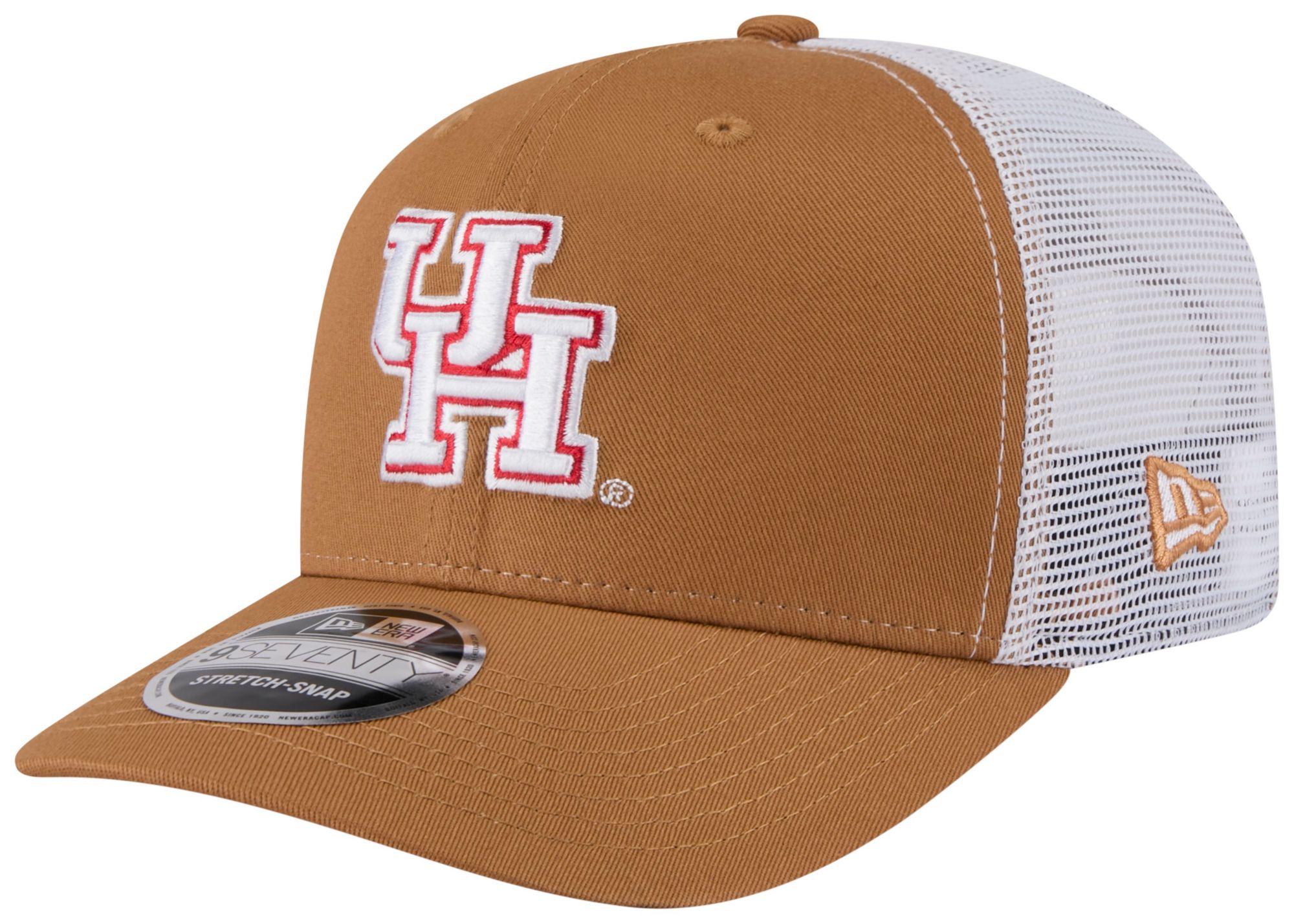 New Era Adult Houston Cougars Brown EG Trucker 9Seventy Adjustable Stretch-Snap Hat product image