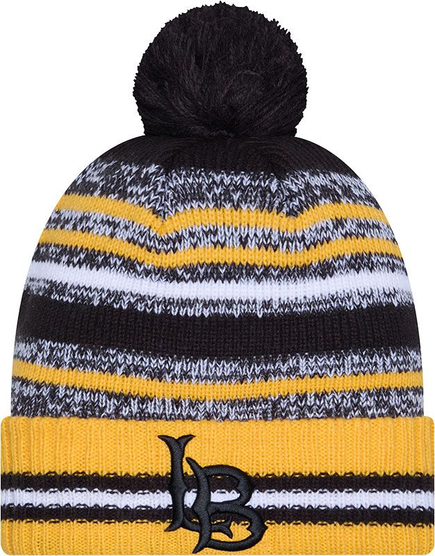 New Era Adult Long Beach State Dirtbags Black Cheer Knit Hat product image