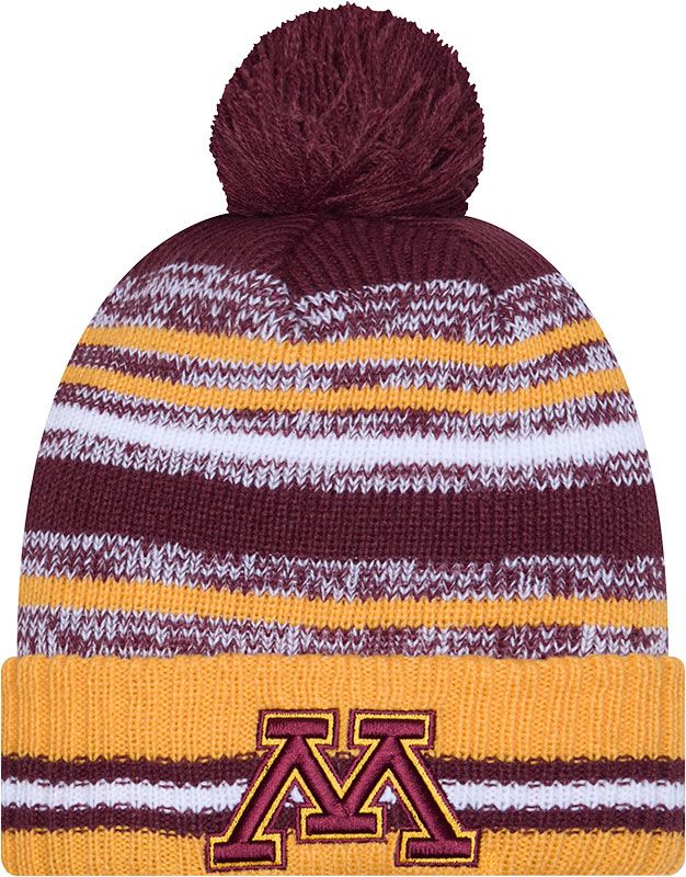 New Era Adult Minnesota Golden Gophers Maroon Cheer Knit Hat product image