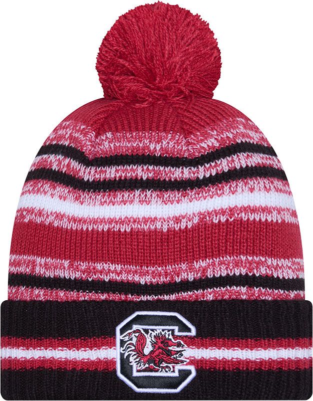 New Era Adult South Carolina Gamecocks Dark Red Cheer Knit Hat product image