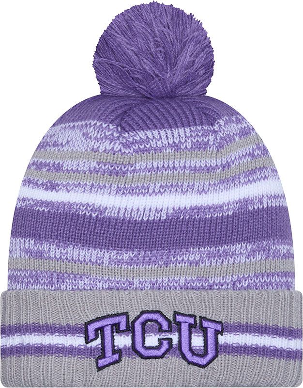 New Era Adult TCU Horned Frogs Purple Cheer Knit Hat product image