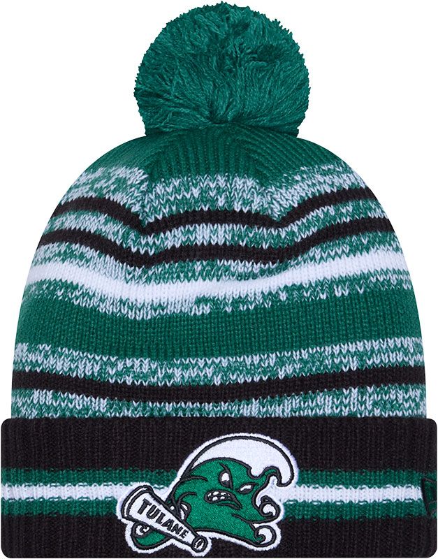 New Era Adult Tulane Green Wave Green Cheer Knit Hat product image