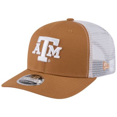 sorry, New Era Adult Texas A&M Aggies Brown EG Trucker 9Seventy Adjustable Stretch-Snap Hat is currently out of stock