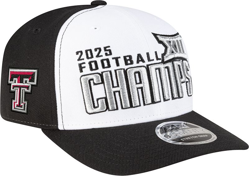 New Era Adult 2025 Big 12 Conference Champions Texas Tech Red Raiders Locker Room Hat product image