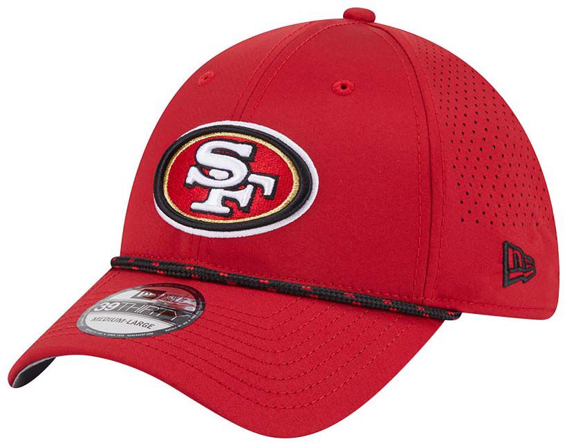 New Era Adult San Francisco 49ers Red Perfect 39Thirty Stretch Fit Hat product image