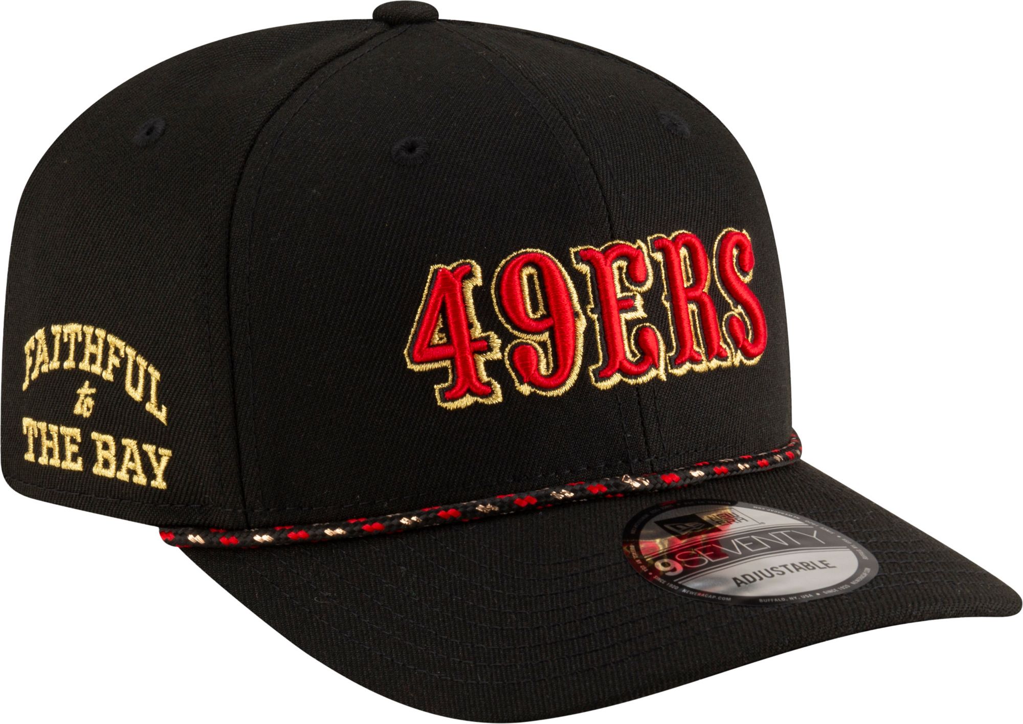 New Era Adult San Francisco 49ers NFL Rivalries 9Seventy Black Adjustable Hat product image