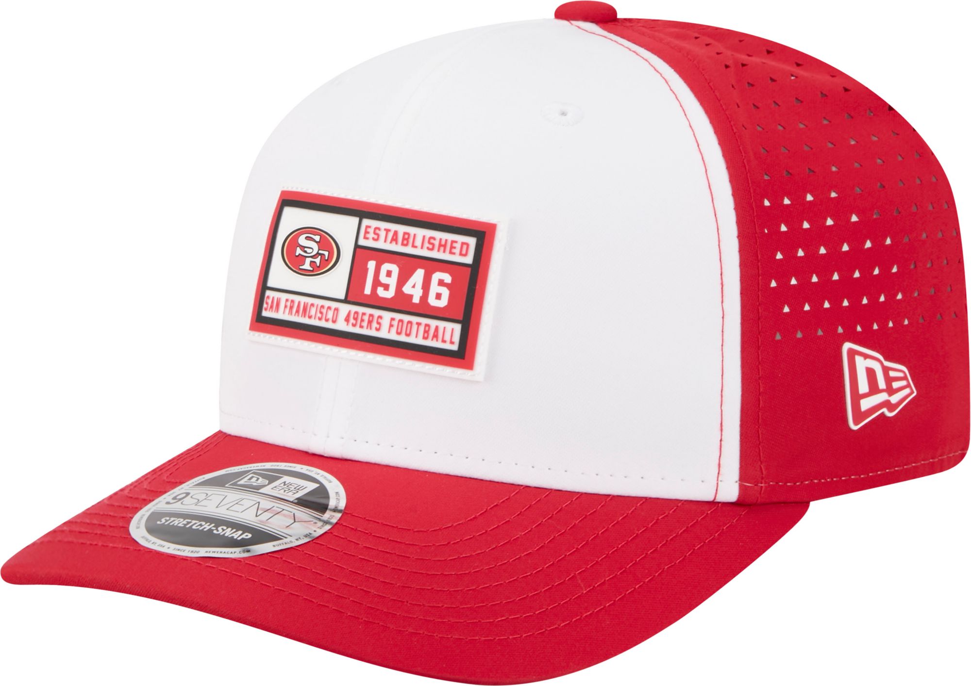 New Era Adult San Francisco 49ers Established Patch Red 9seventy Adjustable Hat product image