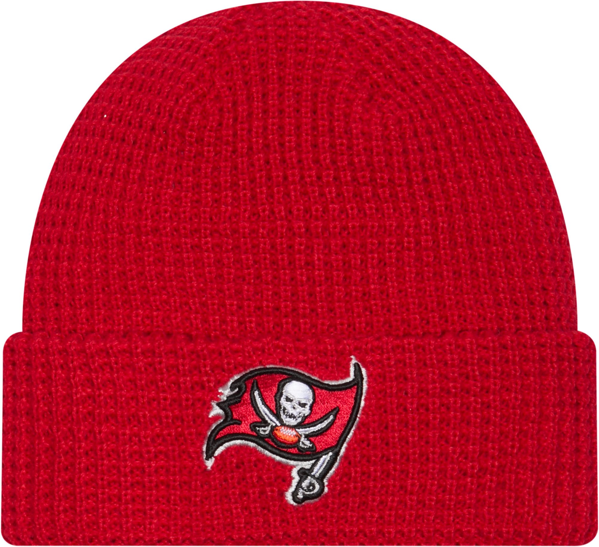 New Era Adult Tampa Bay Buccaneers Red Waffle Knit Beanie product image