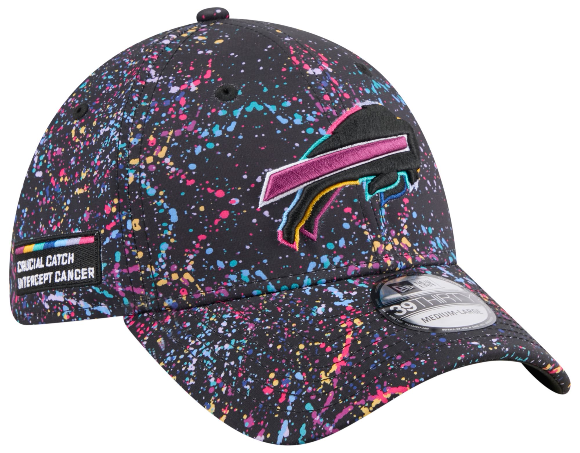 New Era Adult Buffalo Bills Crucial Catch 39Thirty Stretch Fit Hat product image