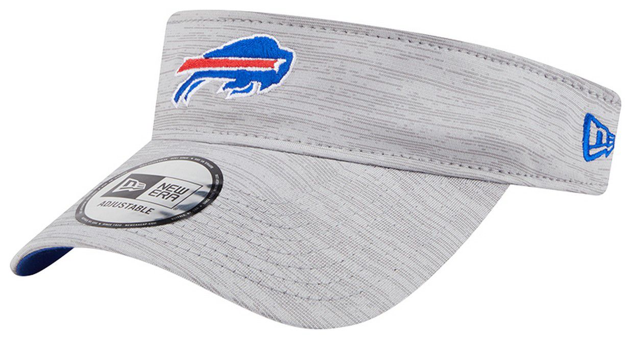 New Era Adult Buffalo Bills Grey Heathered Adjustable Visor product image