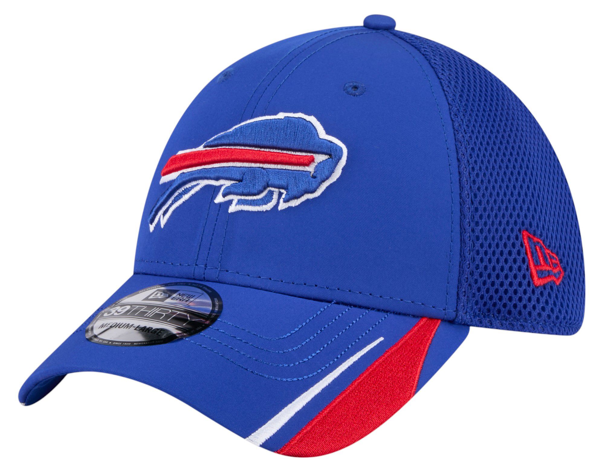 New Era Adult Buffalo Bills Blue Linear 39Thirty Adjustable Hat product image