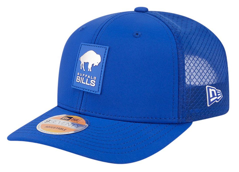 New Era Adult Buffalo Bills Sideline Throwback Medium Blue 9seventy Adjustable Trucker Hat product image