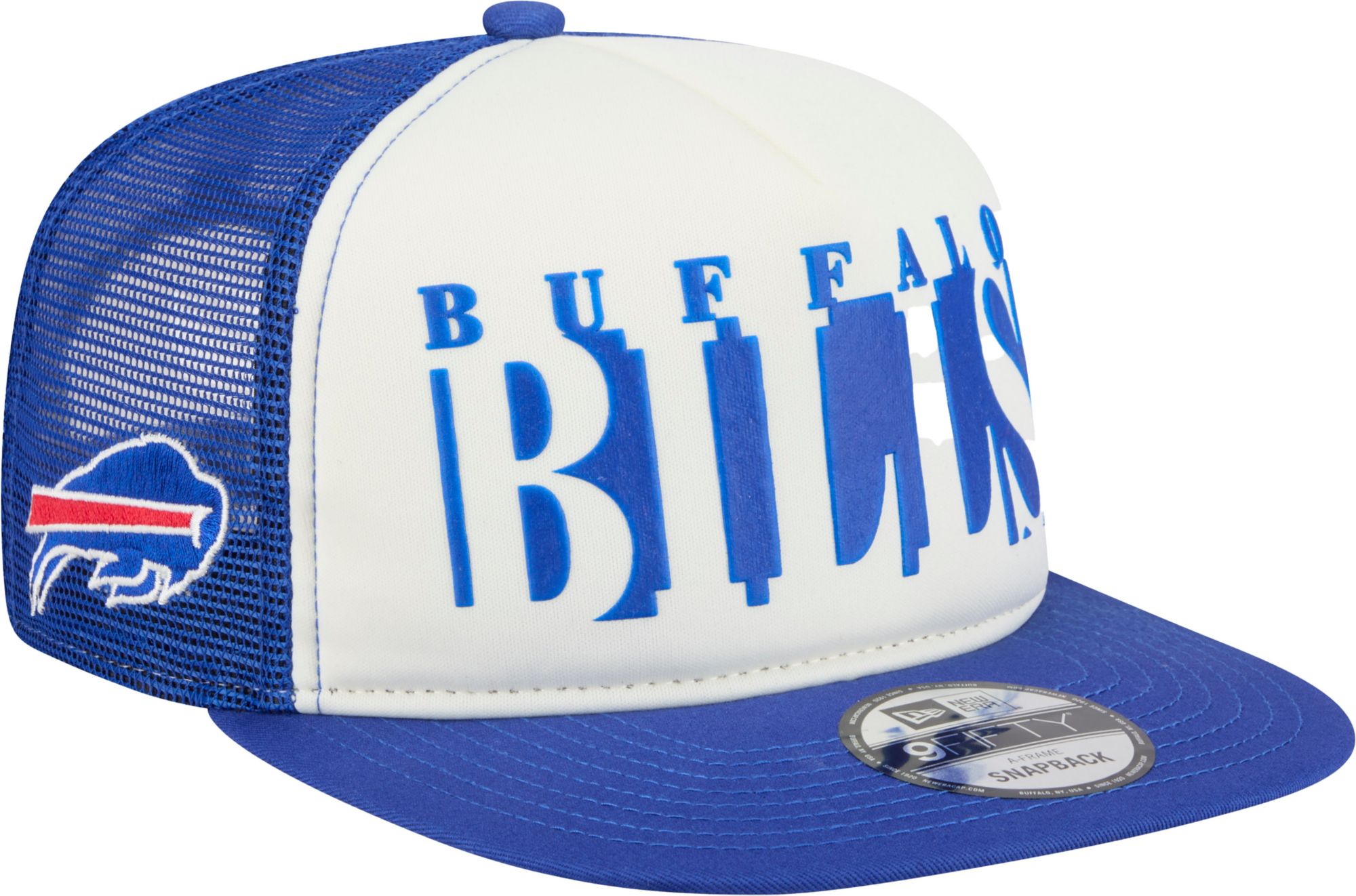 New Era Adult Buffalo Bills Blue Team Cutout 9Fifty Adjustable Hat product image