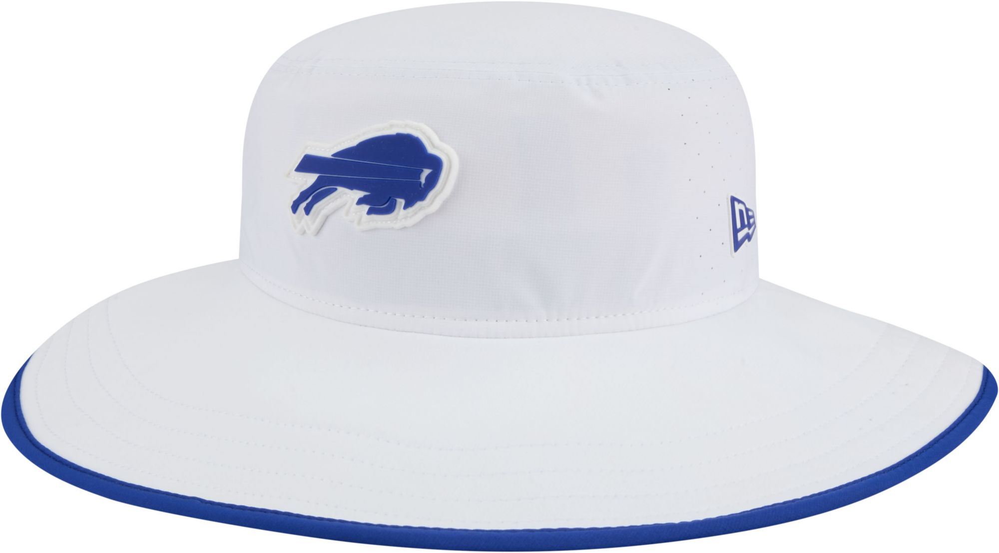 New Era Adult Buffalo Bills Training Camp 2025 Panama White Adjustable Bucket Hat product image
