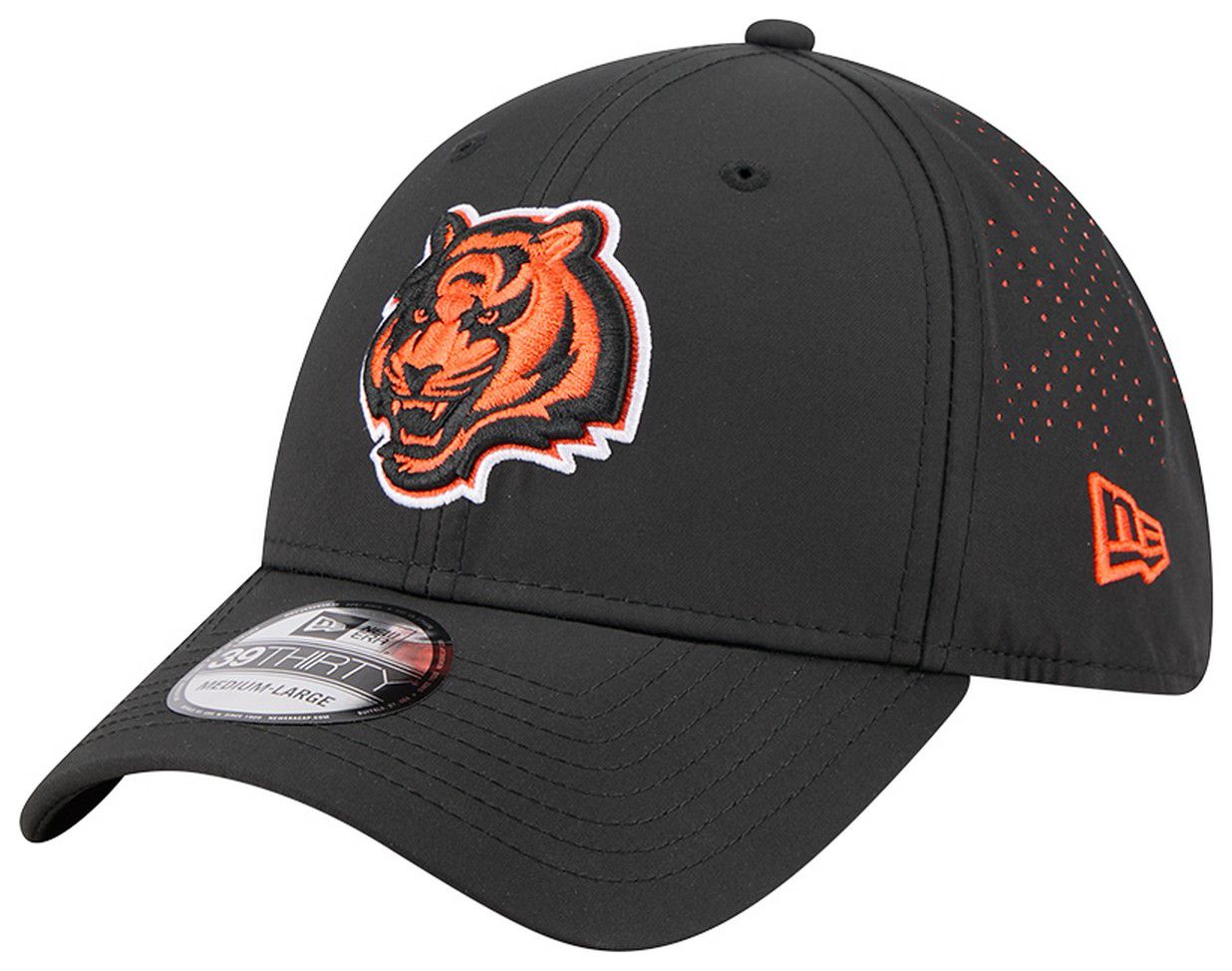 New Era Adult Cincinnati Bengals Black Night 39Thirty Stretch Fit Hat product image
