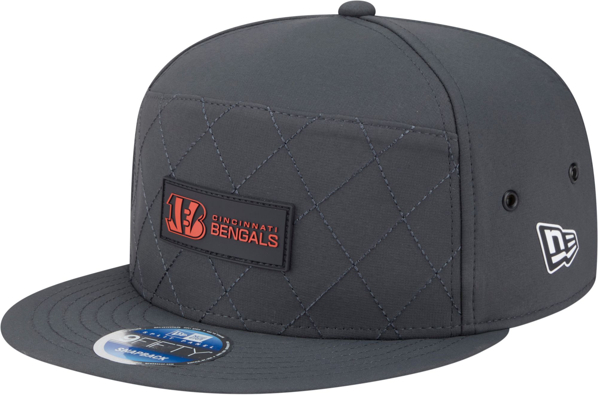 New Era Adult Cincinnati Bengals Charcoal Sideline 9Fifty Adjustable Snapback Hat product image