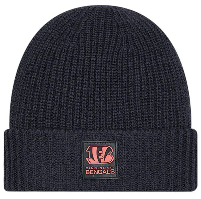 New Era Adult Cincinnati Bengals Charcoal Sideline Cuffed Knit Beanie product image
