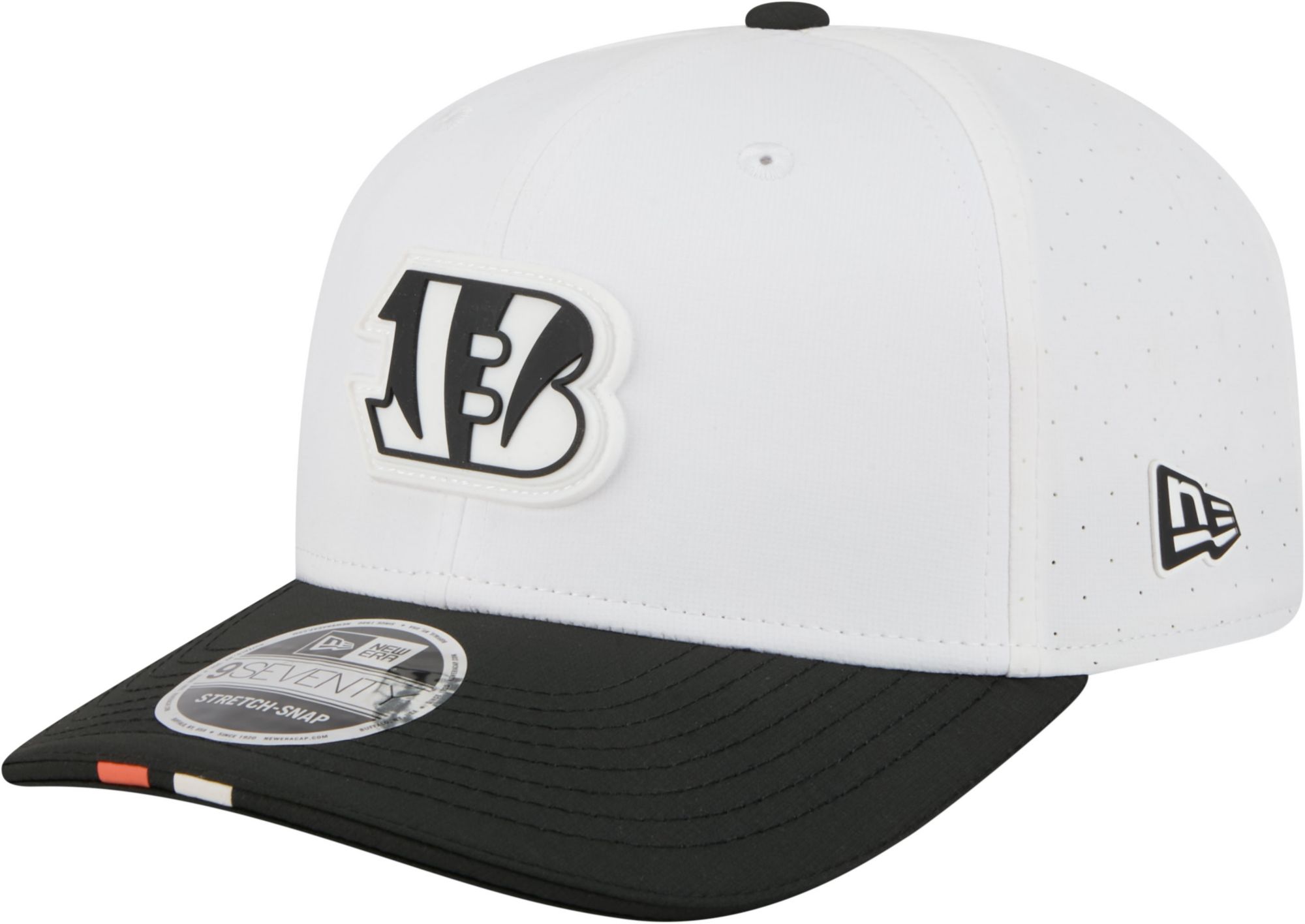 New Era Adult Cincinnati Bengals Training Camp 2025 White 9Seventy Adjustable Hat product image