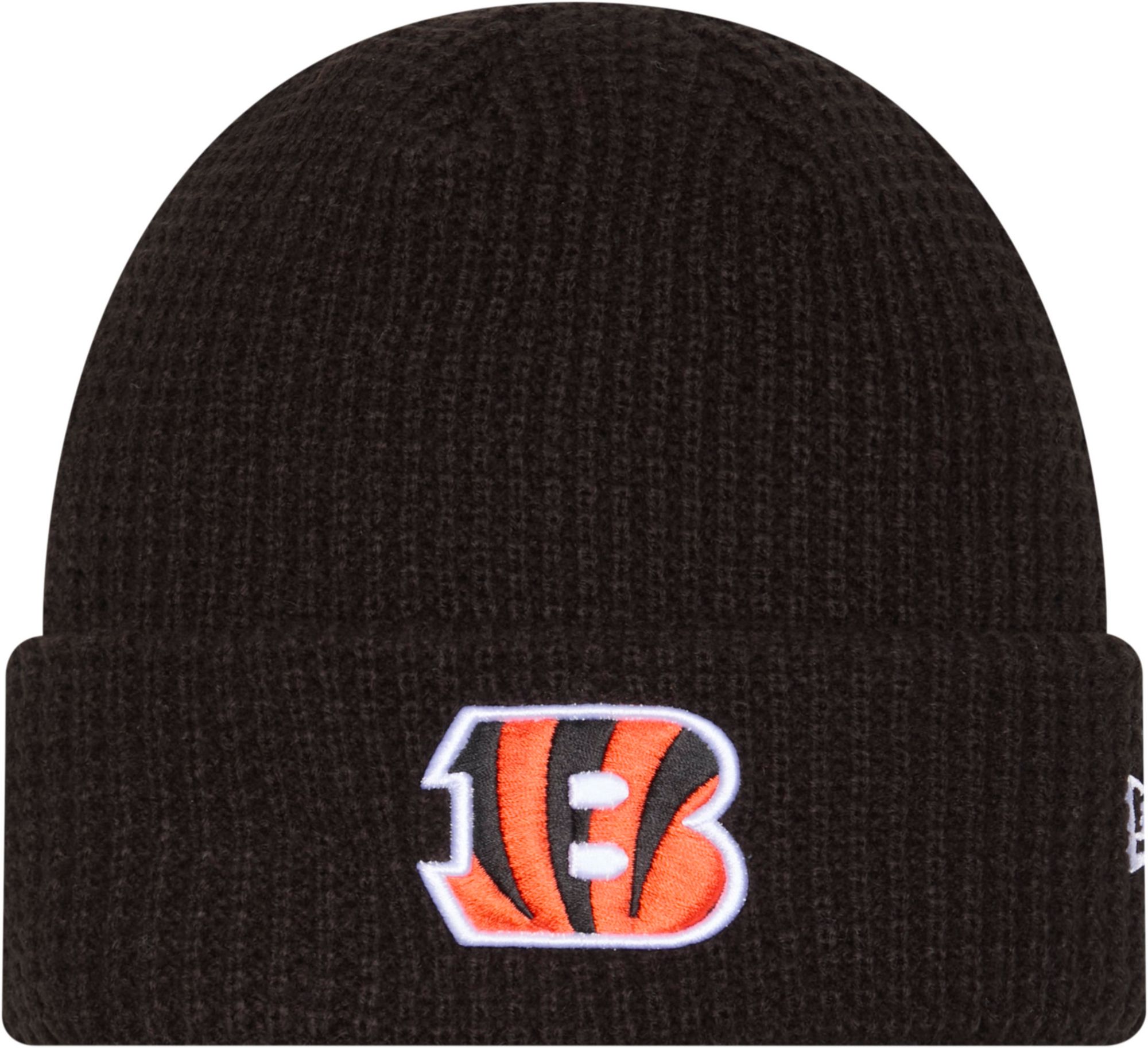 New Era Adult Cincinnati Bengals Black Waffle Knit Beanie product image