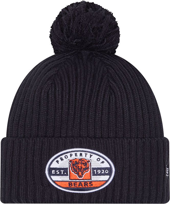 New Era Adult Chicago Bears Navy Property Cuffed Knit Beanie product image